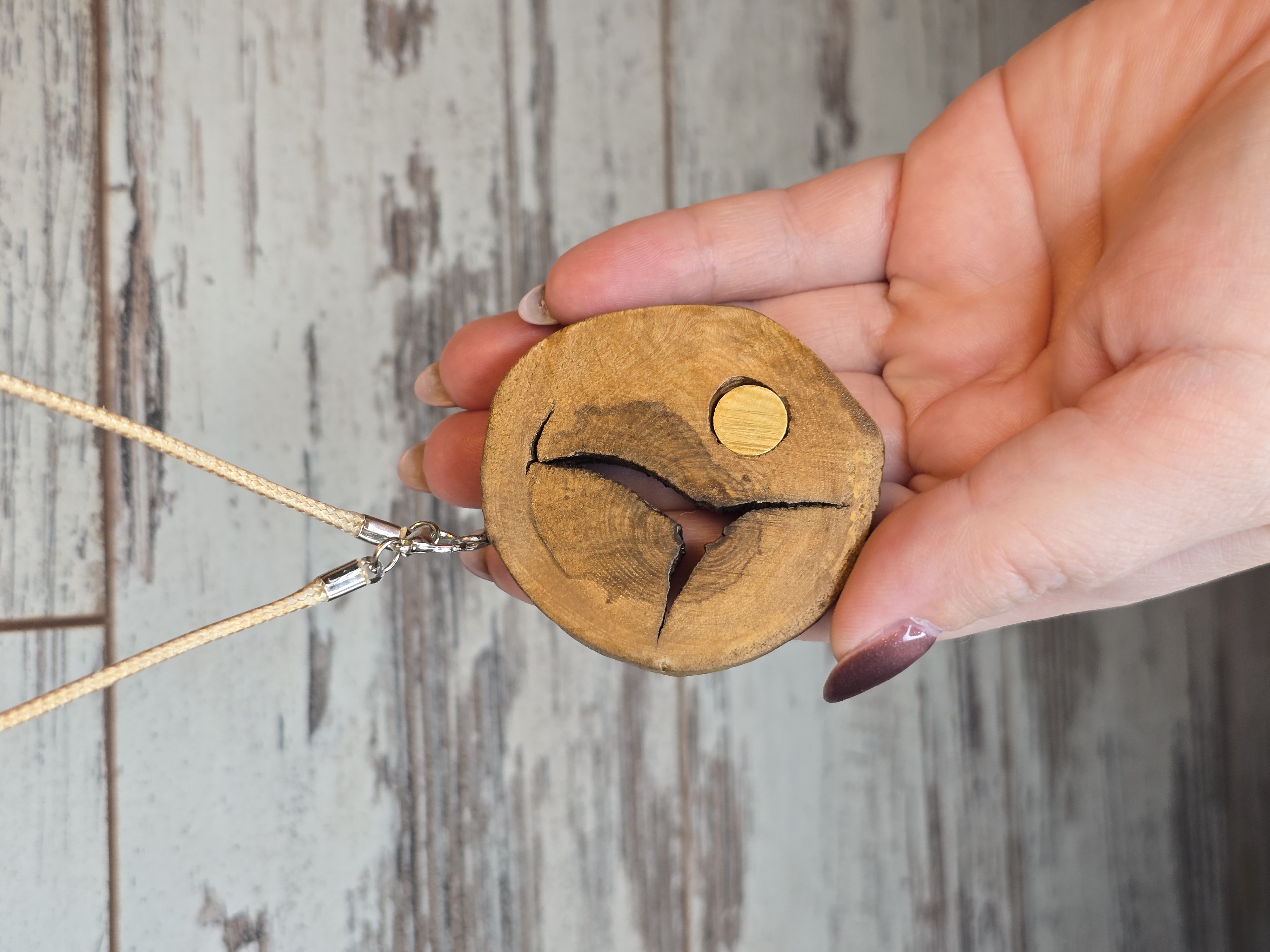 Handcrafted Wooden Pendant