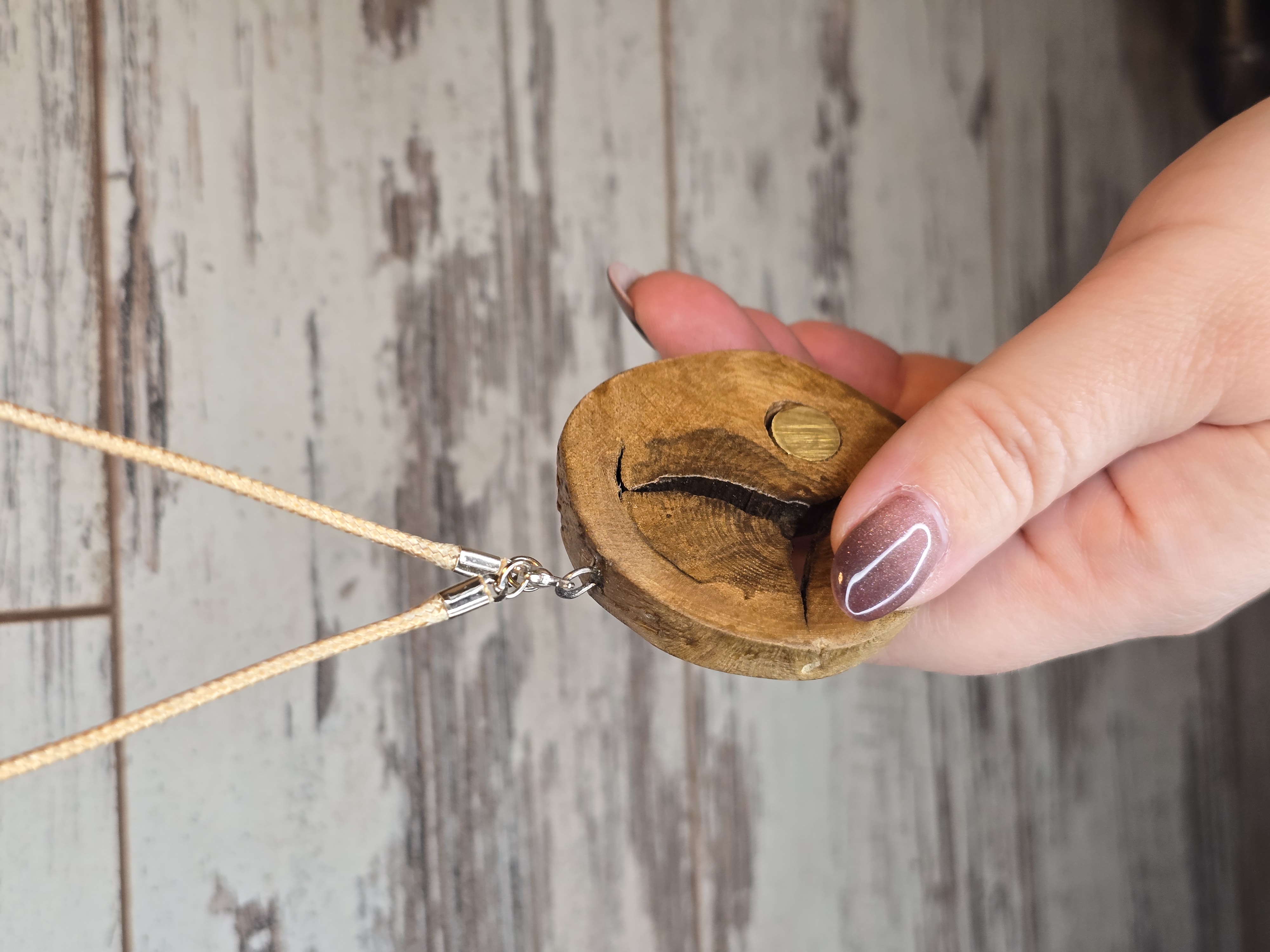 Handcrafted Wooden Pendant