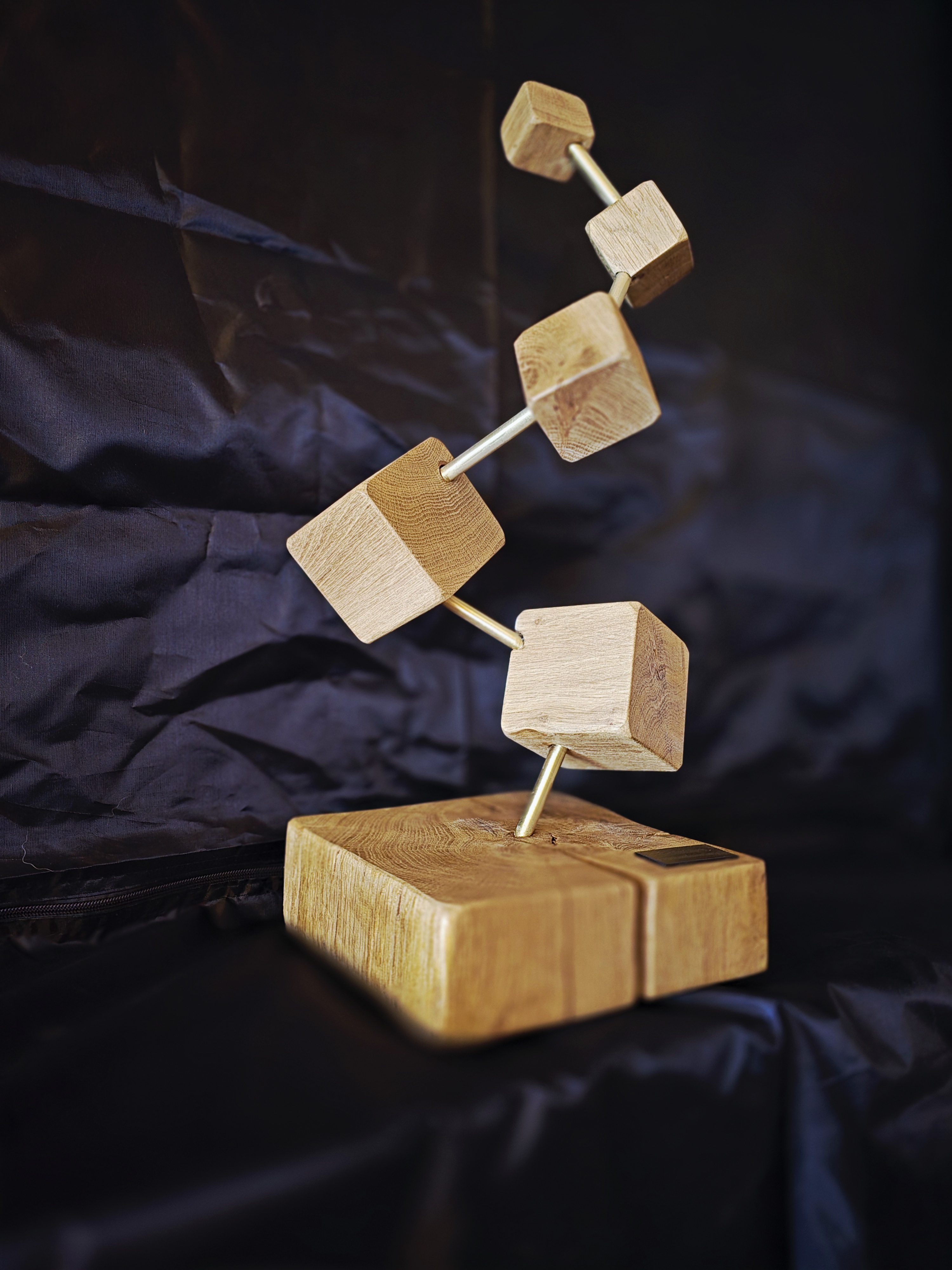 Modern Wooden Sculpture squares