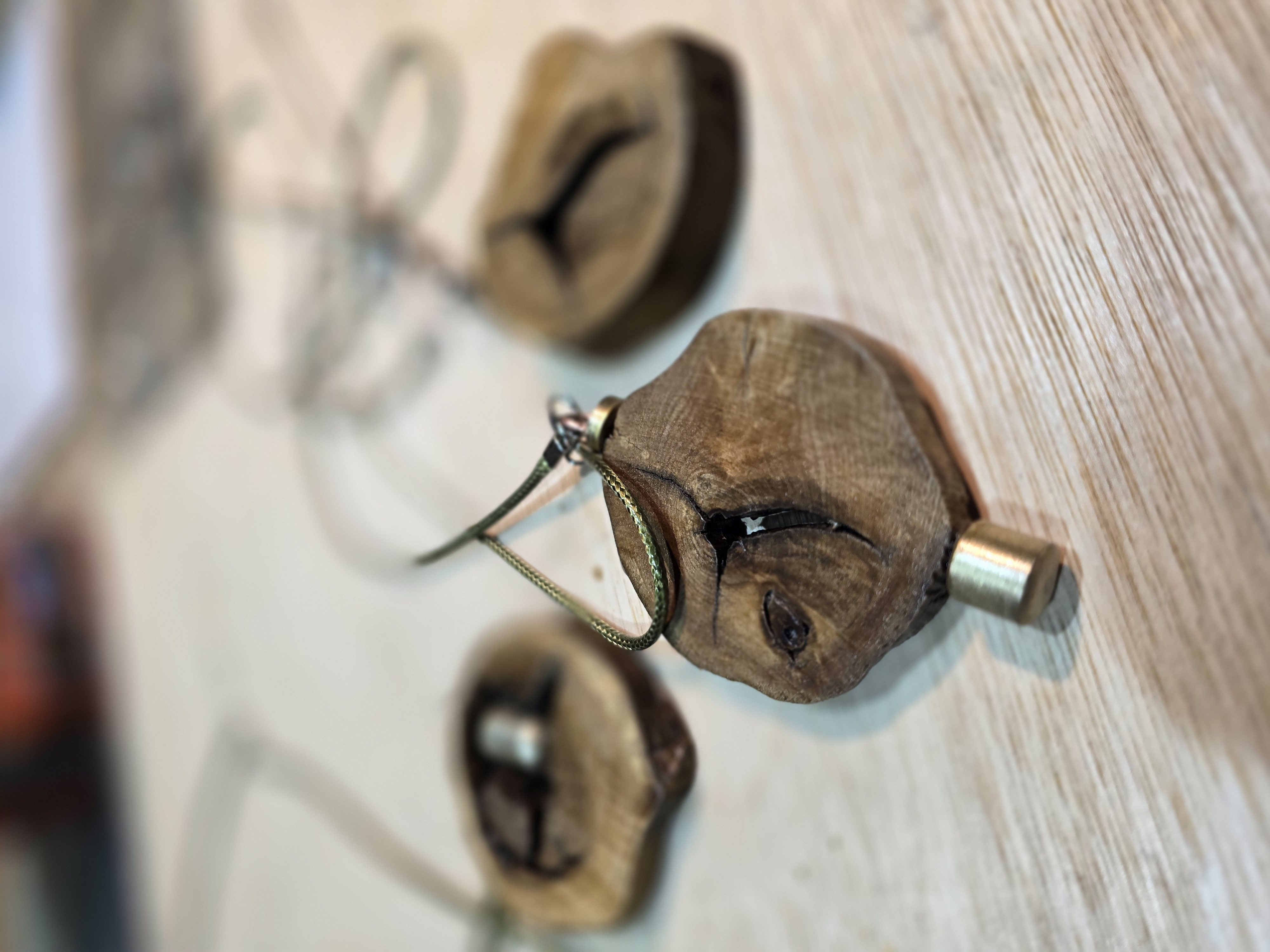 Handcrafted Wooden Pendant Necklace