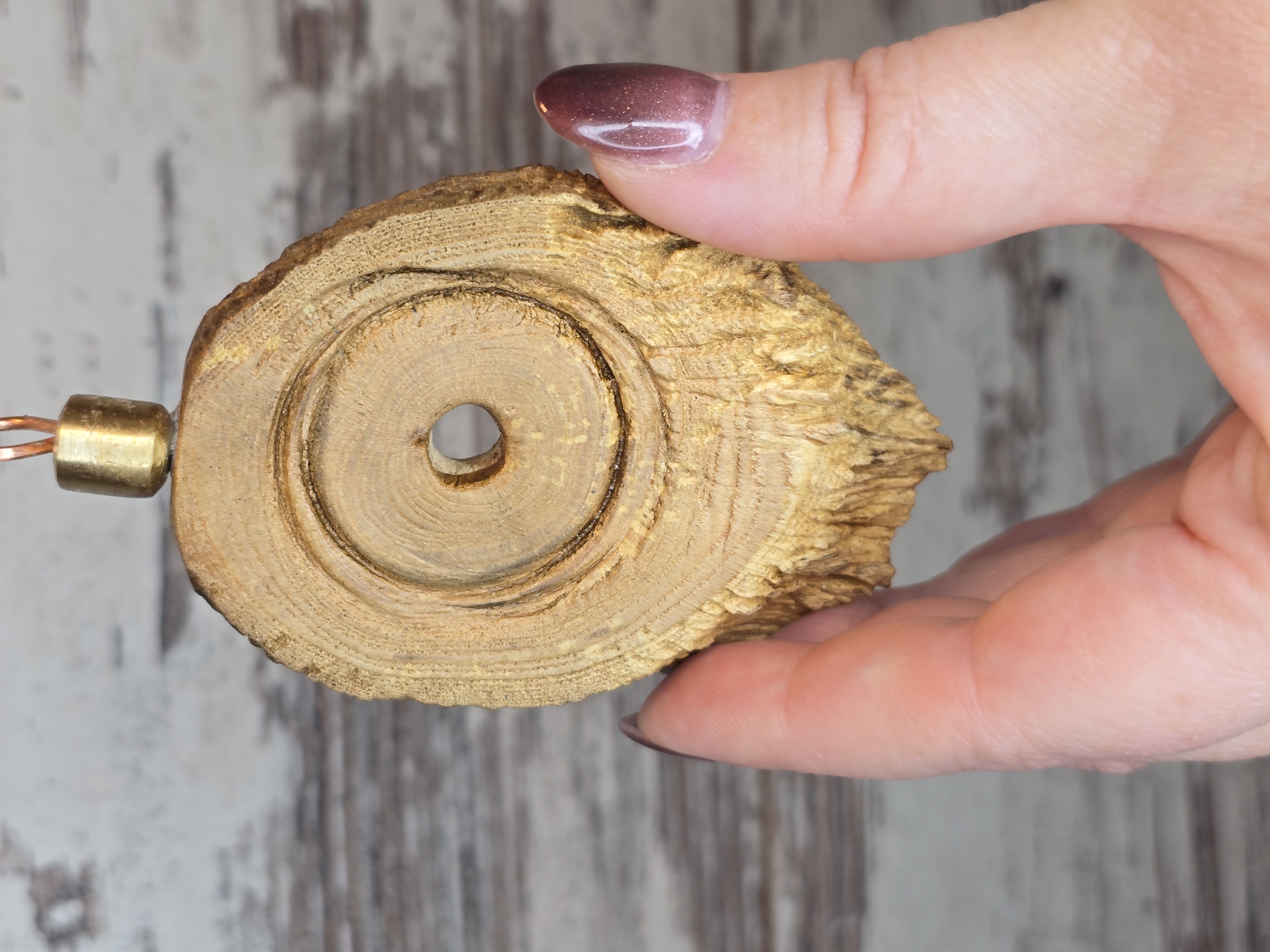 Handcrafted Wooden Pendant