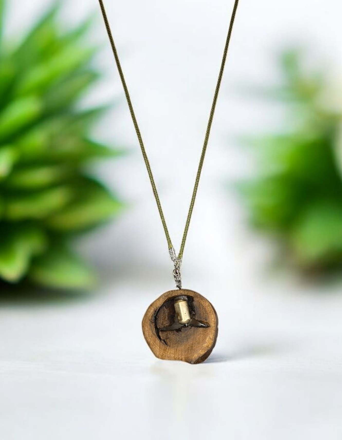 Handcrafted Wooden Pendant