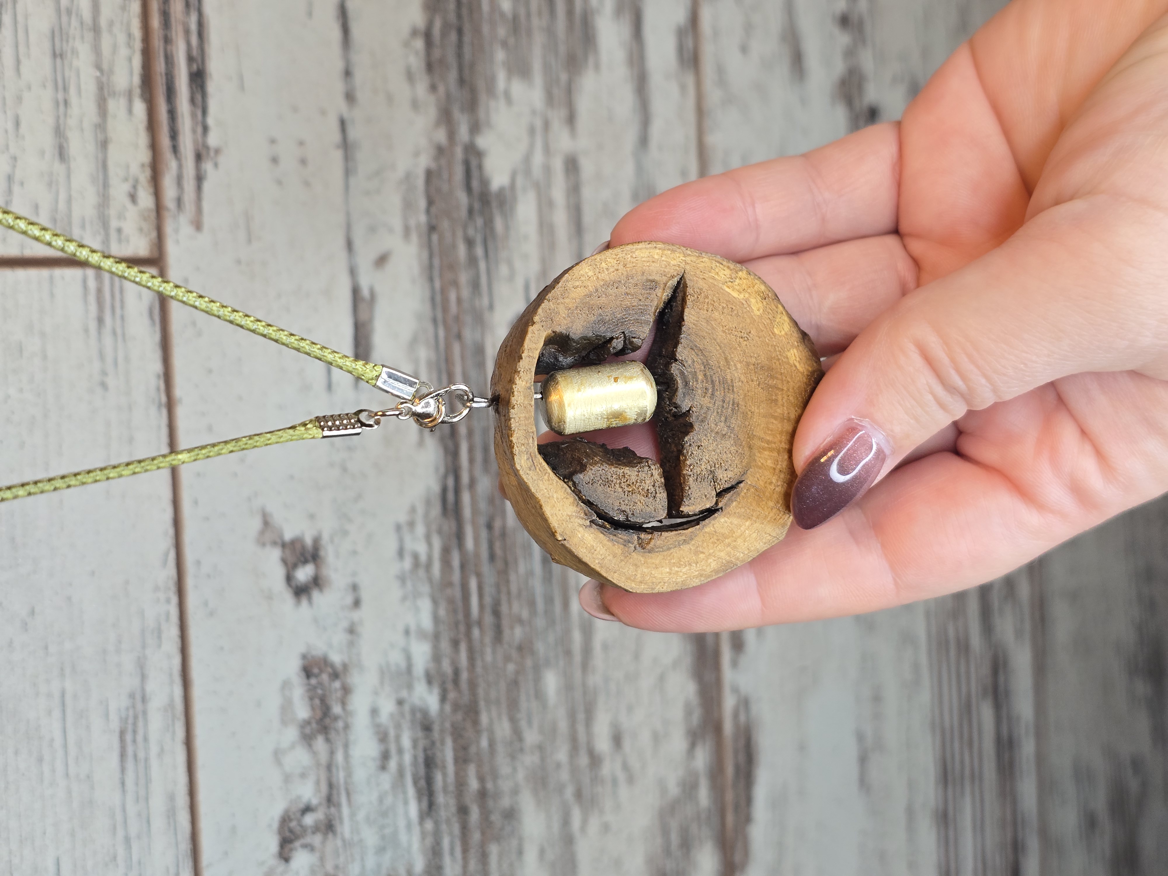 Handcrafted Wooden Pendant