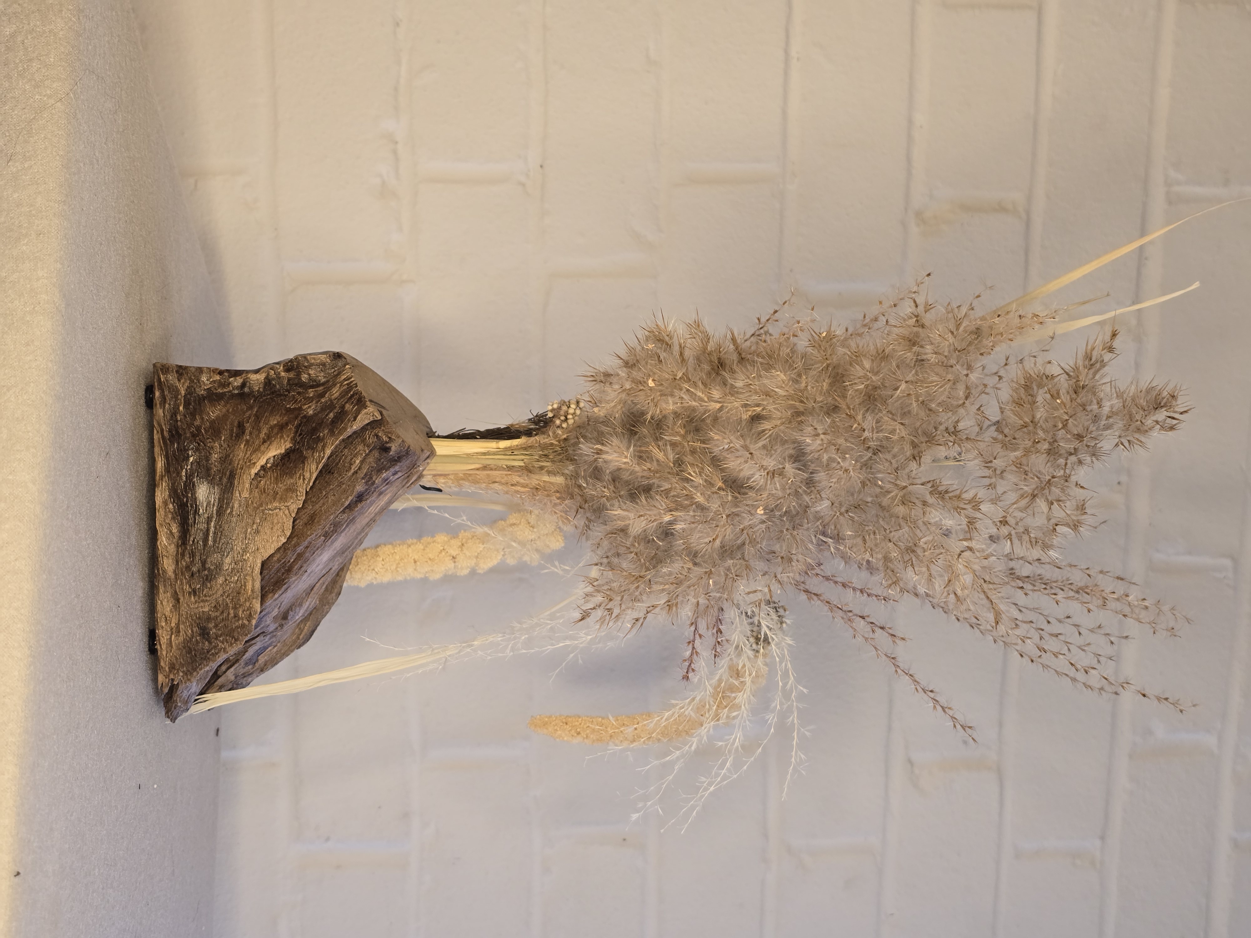 Rustic wood small vase