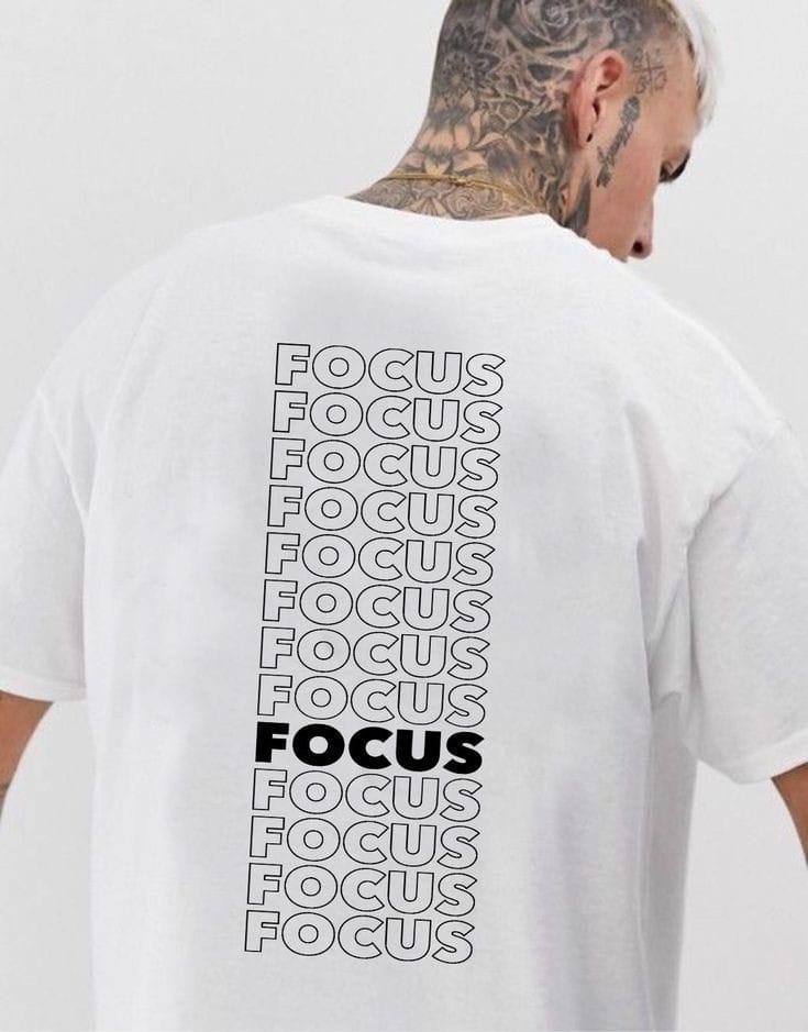 FOCUS OVERSIZED TEE