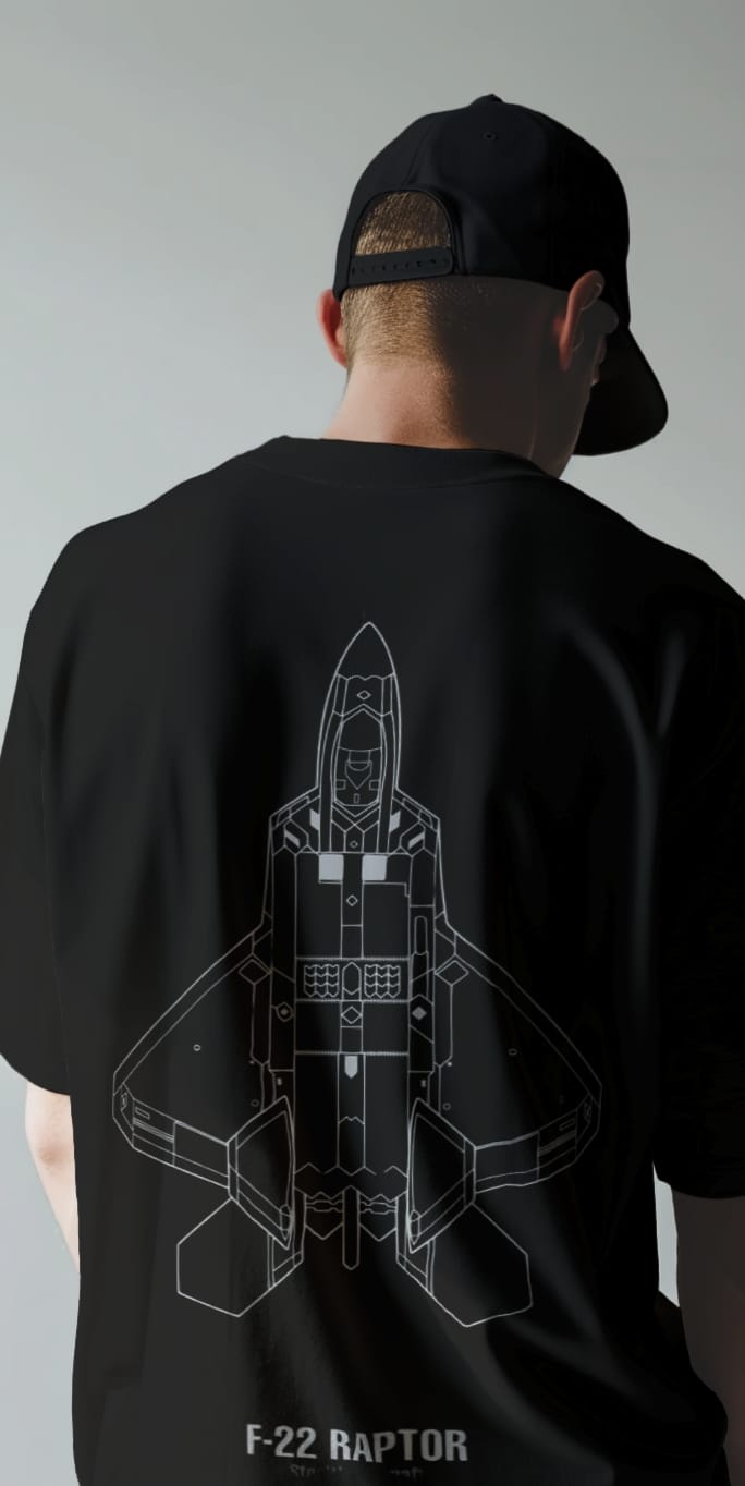 AXH SPORTS (F-22 Raptor) OVERSIZED TEE