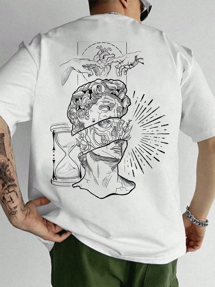 HUMAN CRANIUM OVERSIZED TEE