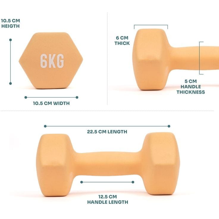 Neoprene Dumbbell 6kg ( Set of 2)