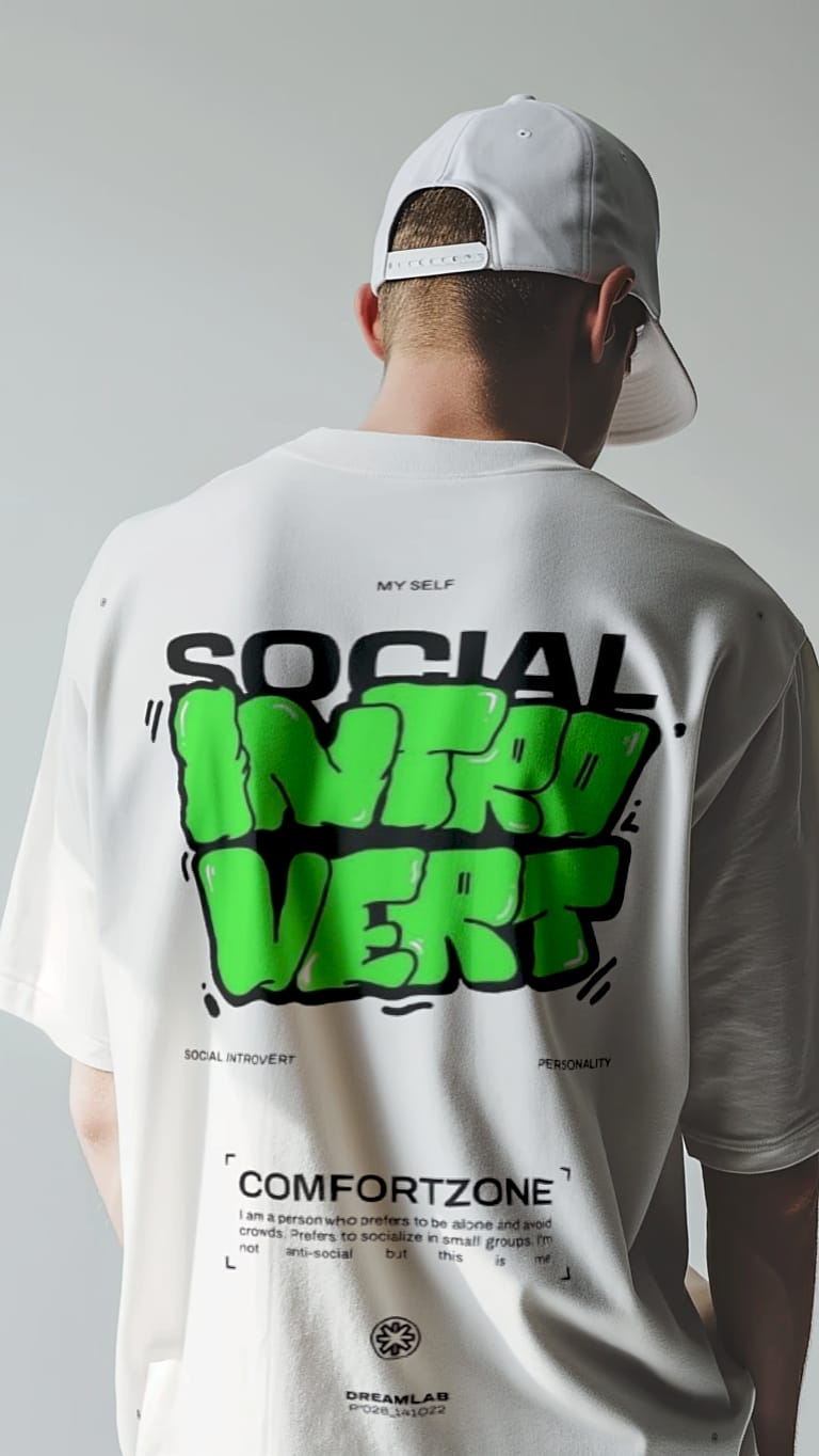 SOCIAL INTROVERT OVERSIZED TEE