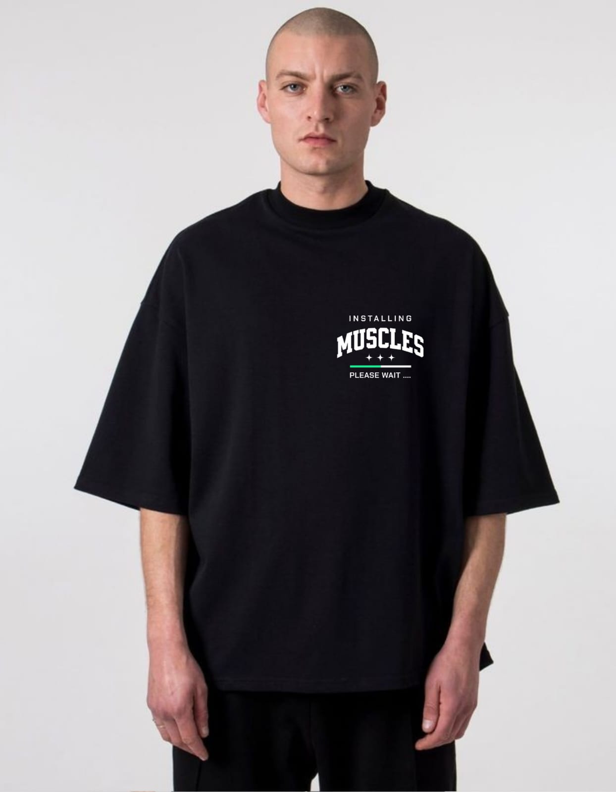 INSTALLING MUSCLES OVERSIZED TEE
