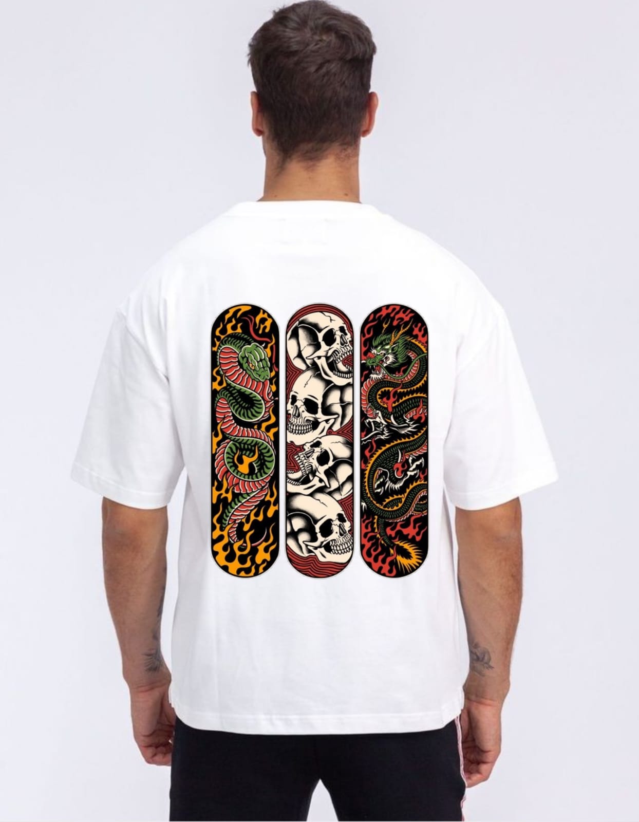 THE SKELETON OVESIZED TEE