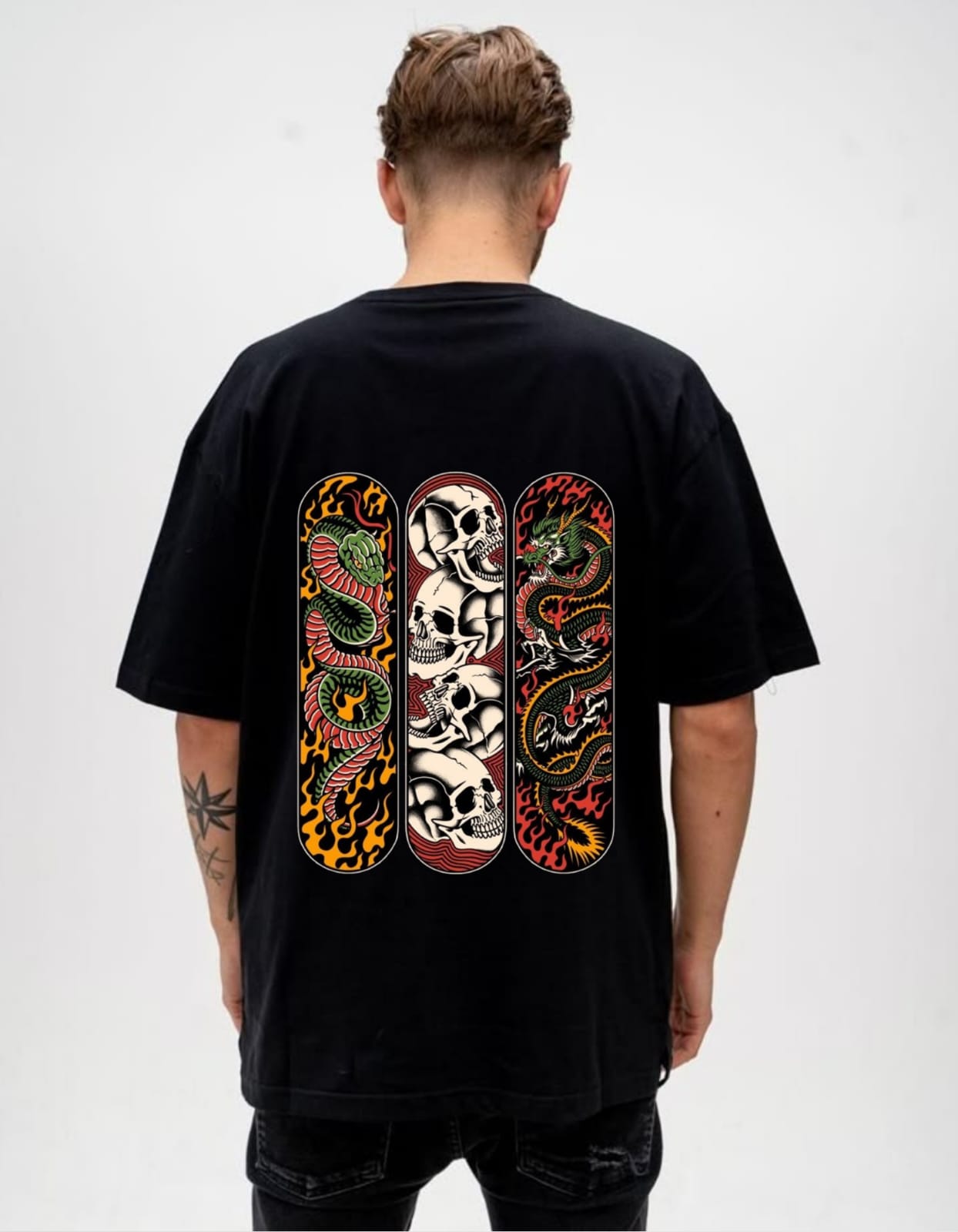 THE SKELETON OVESIZED TEE