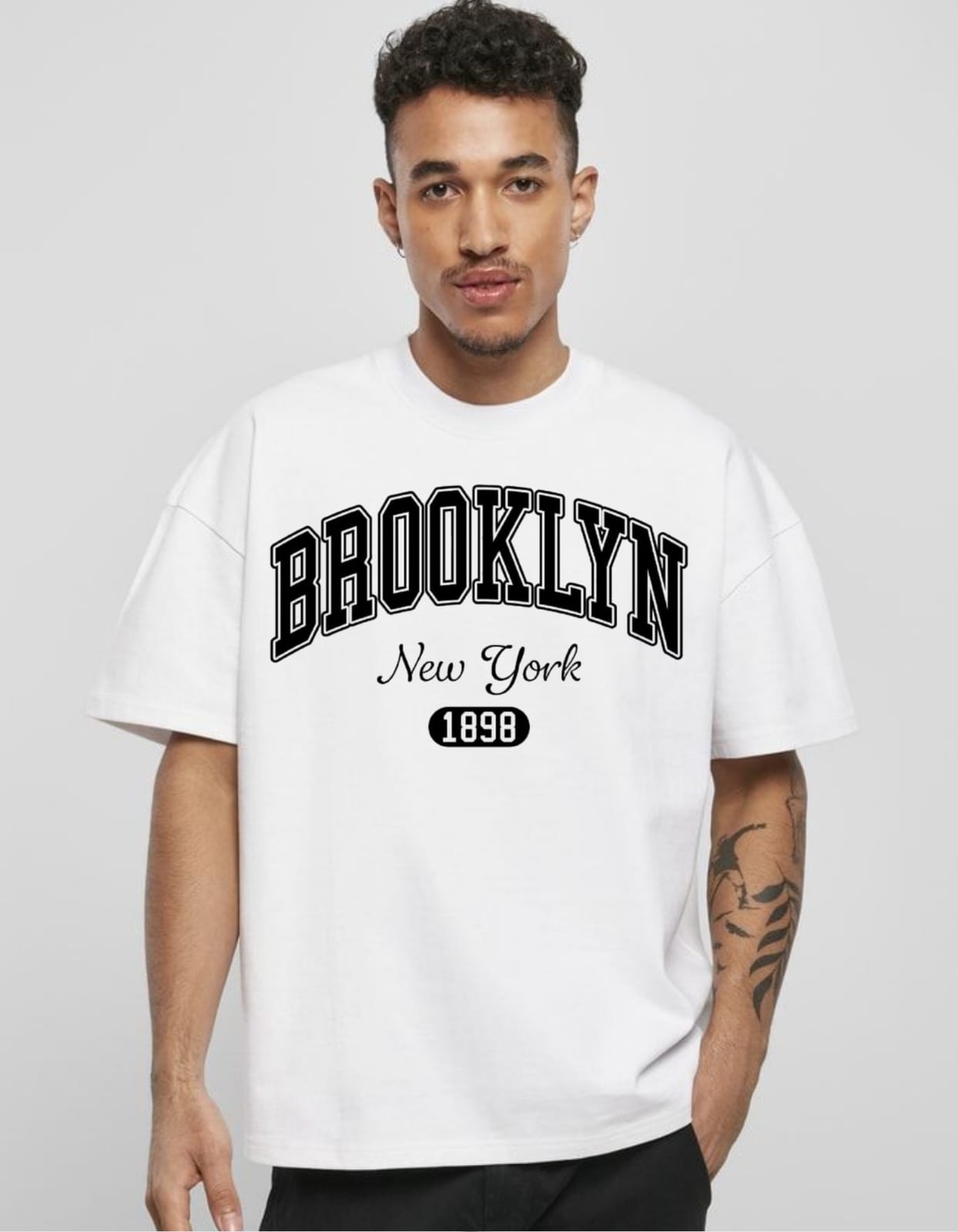 BROOKLYN NEW YORK OVERSIZED TEE