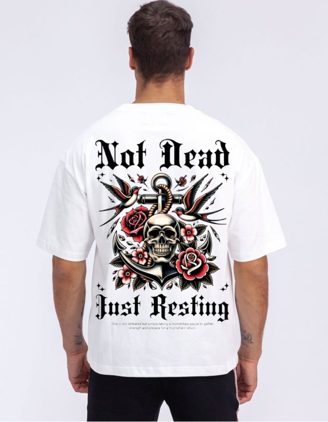 JUST RESTING OVERSIZED TEE