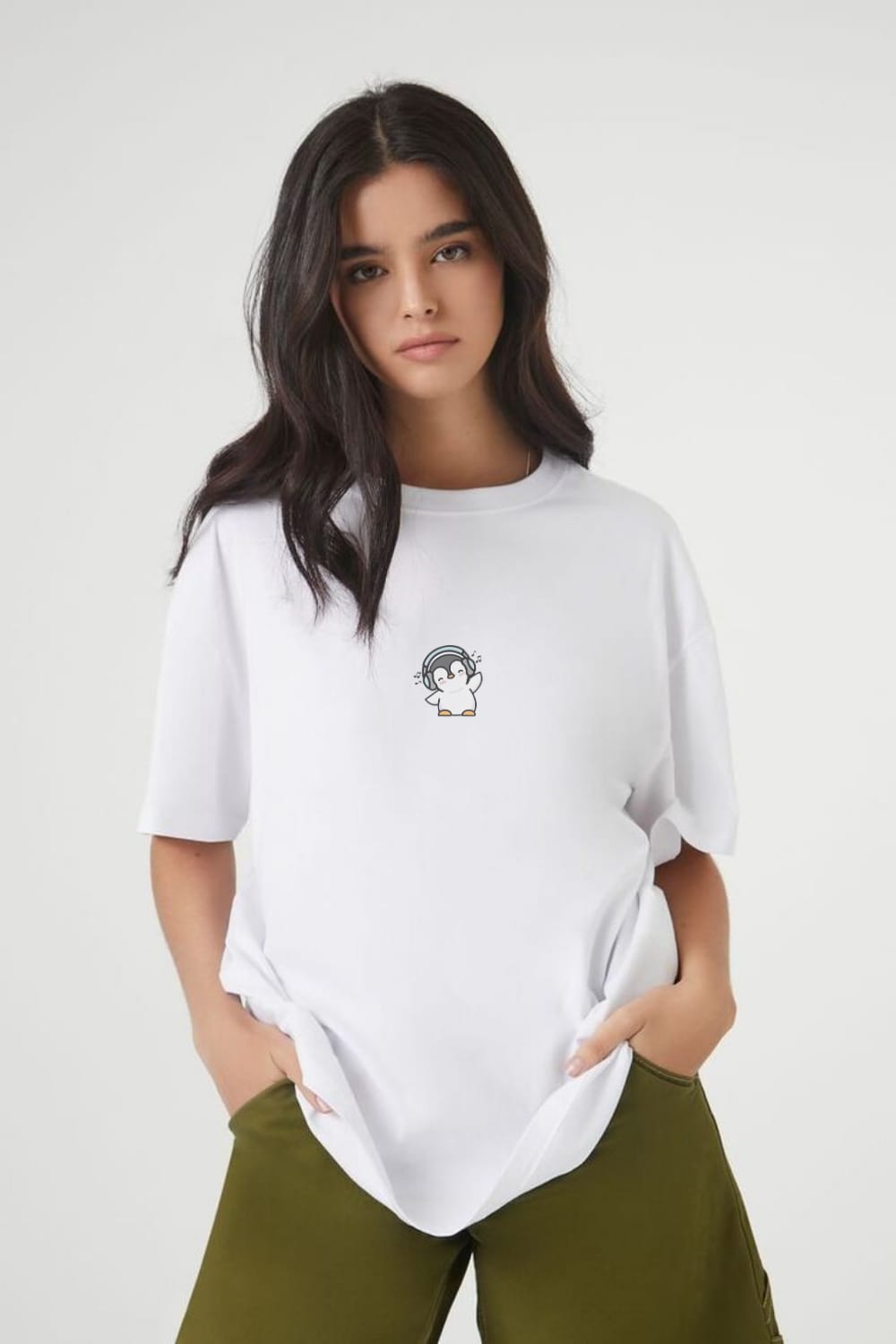 CUTE GRAPHIC OVERSIZED TEE