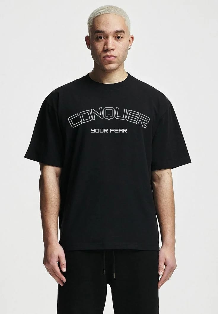 CONQUER YOUR FEAR OVERSIZED TEE