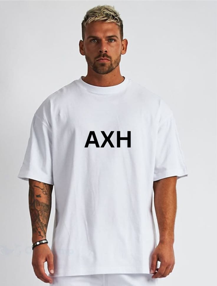 AXH black/white OVERSIZED TEE