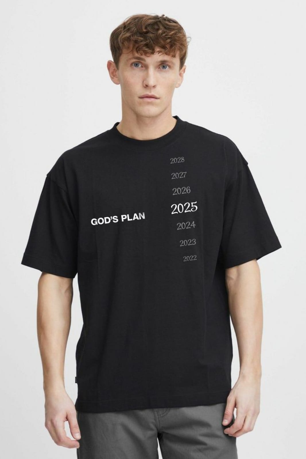 God's Plan Black T-Shirt