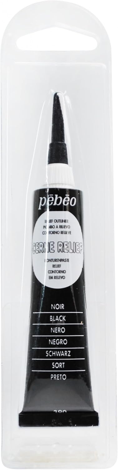 Tubo de pintura Pebeo negro