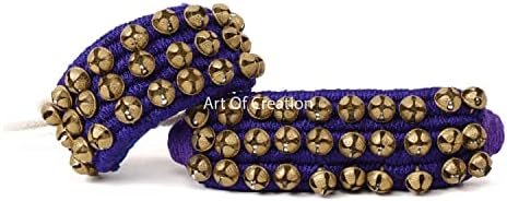 Cascabeles de danza de India - color morado (30 -30)