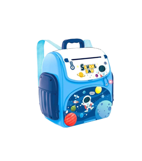 Alcancía con forma de mochila