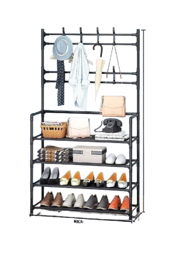Rack zapatera de 4 niveles