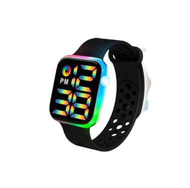 Reloj con luces LED
