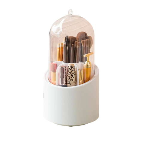 Organizador giratorio para maquillaje