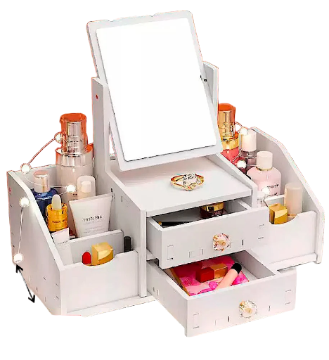 Organizador de joyas, maquillajes y cosméticos
