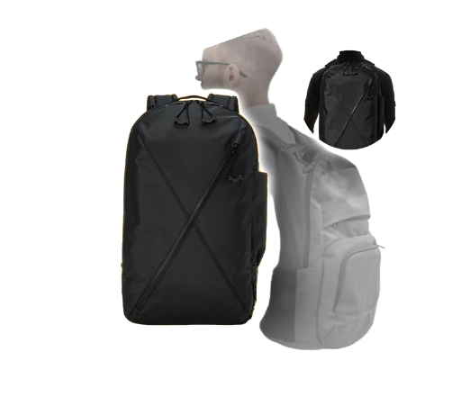 Mochila con diseño X