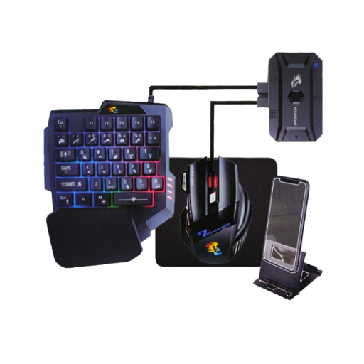 Kit gamer una mano 5 en 1