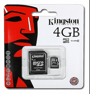 Tarjeta de memoria 4 GB