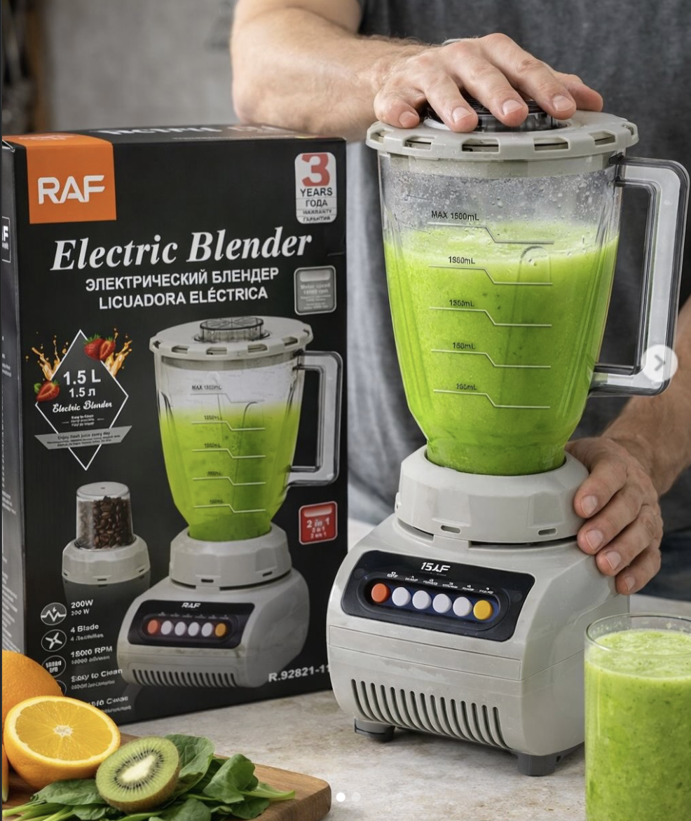 Licuadora Eléctrica 2 en 1 RAF