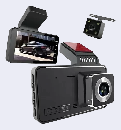 Cámara frontal y trasera para automóvil