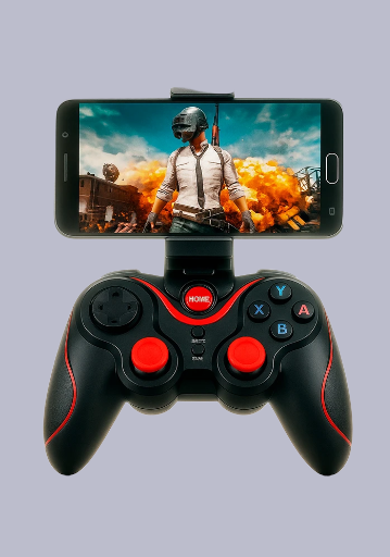 Mando Bluetooth con soporte para celular