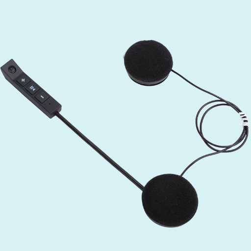 Auriculares Bluetooth con micrófono para casco de moto