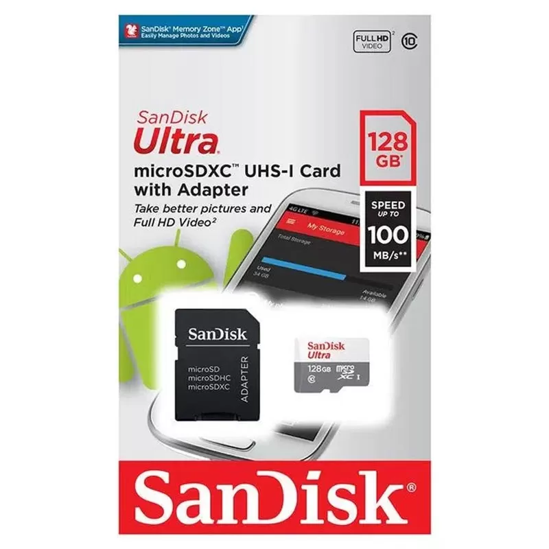 Tarjeta MicroSD de 128 GB