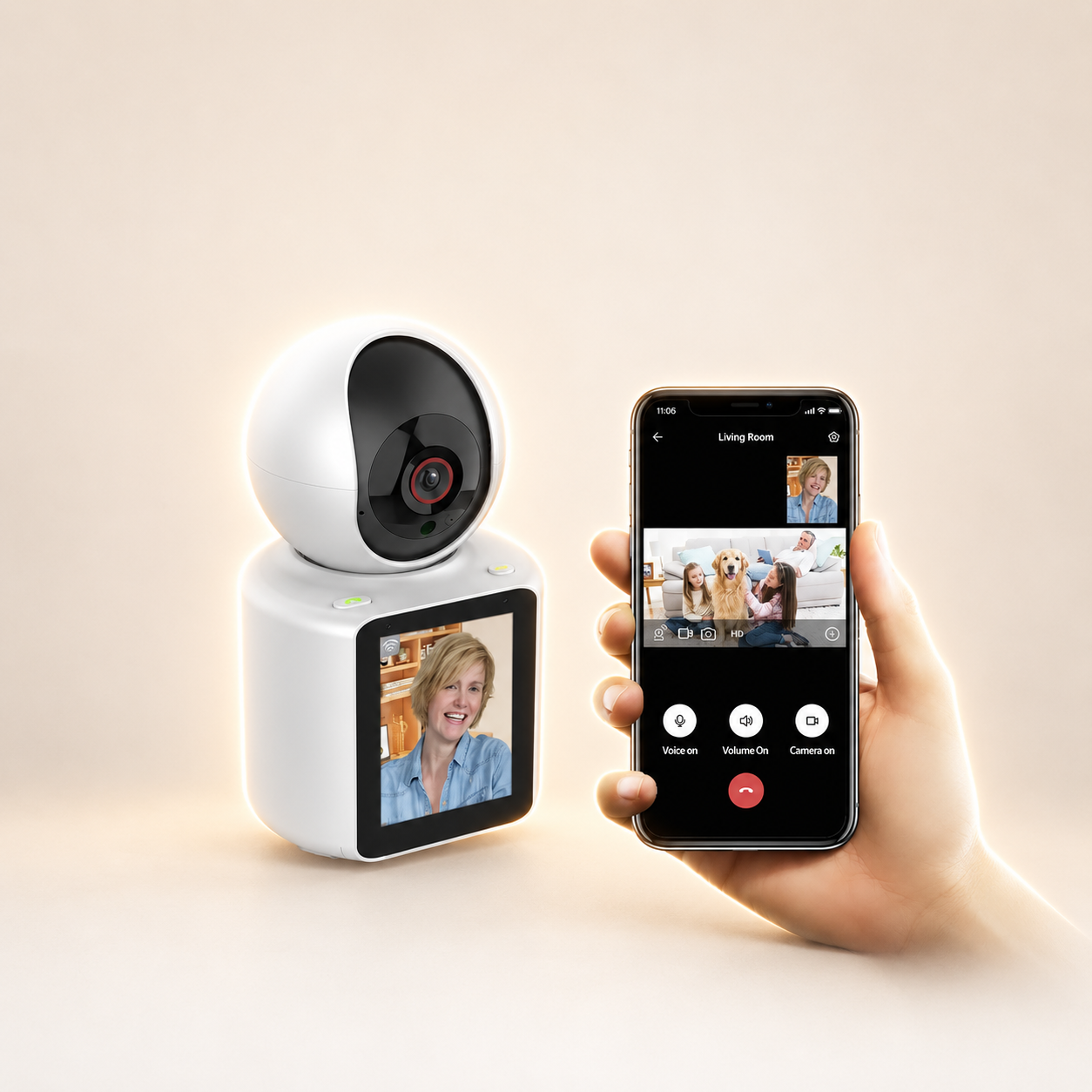 Cámara de Seguridad con Videollamada