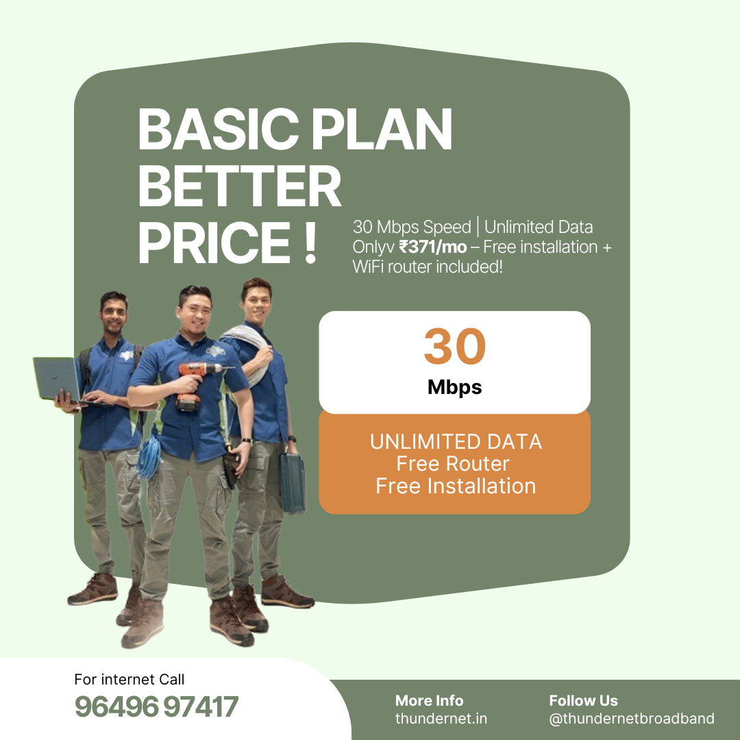 30 Mbps Unlimited Data