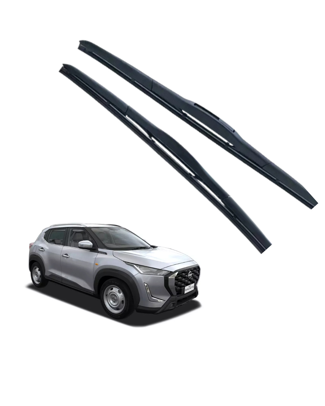Nissan Magnite Wiper Blades - Hybrid, Frameless & Conventional