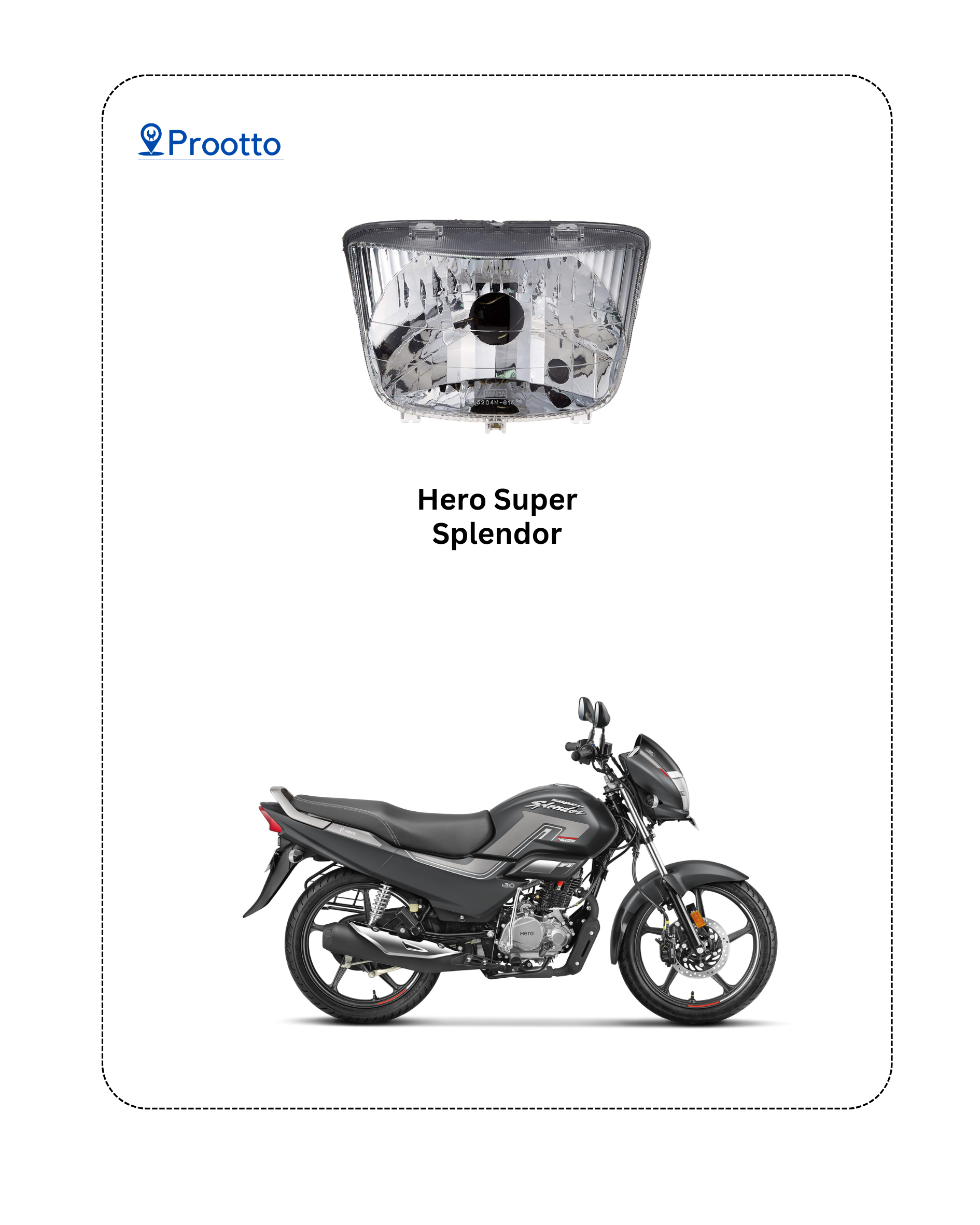 HEAD LAMP HERO SUPER SPLENDOR