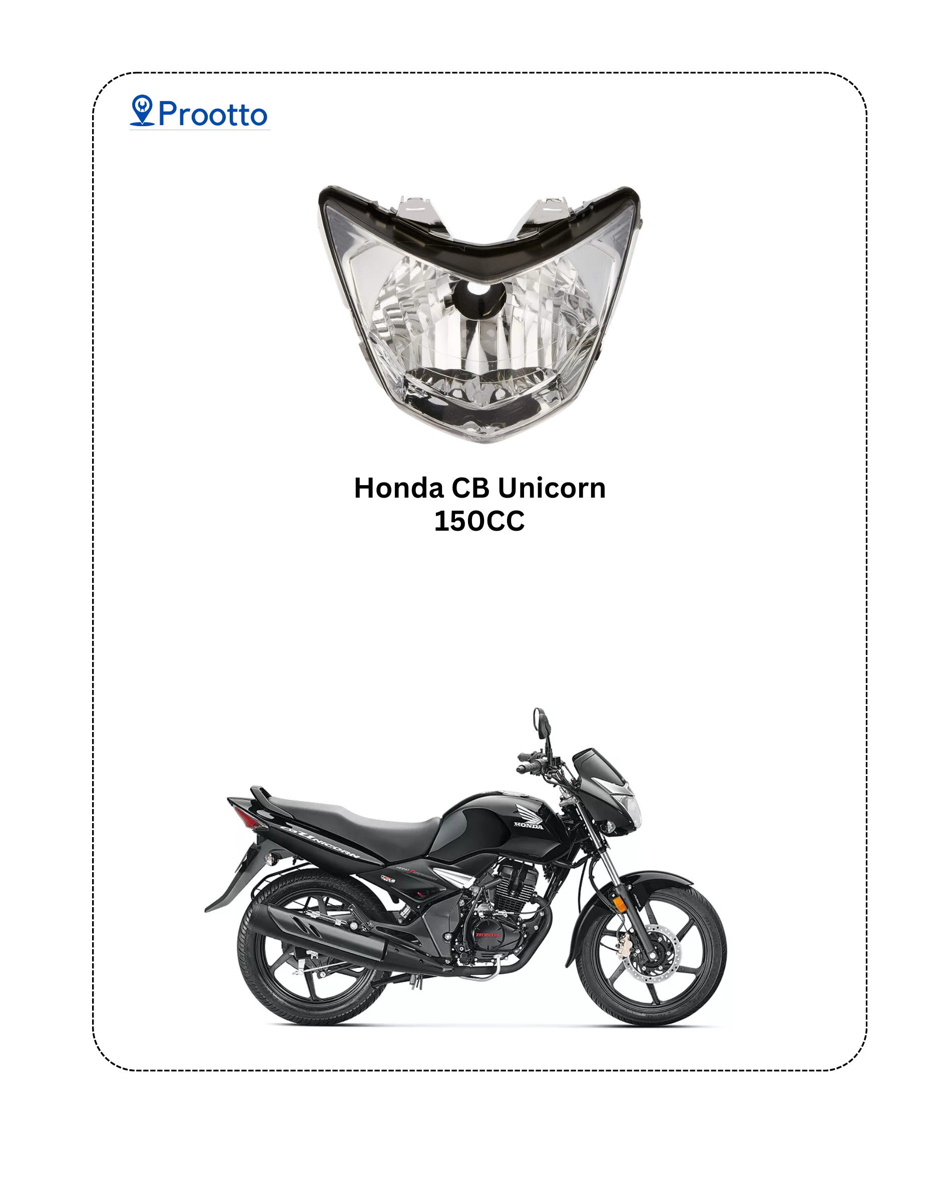 HEAD LAMP HONDA UNICORN 150 CC