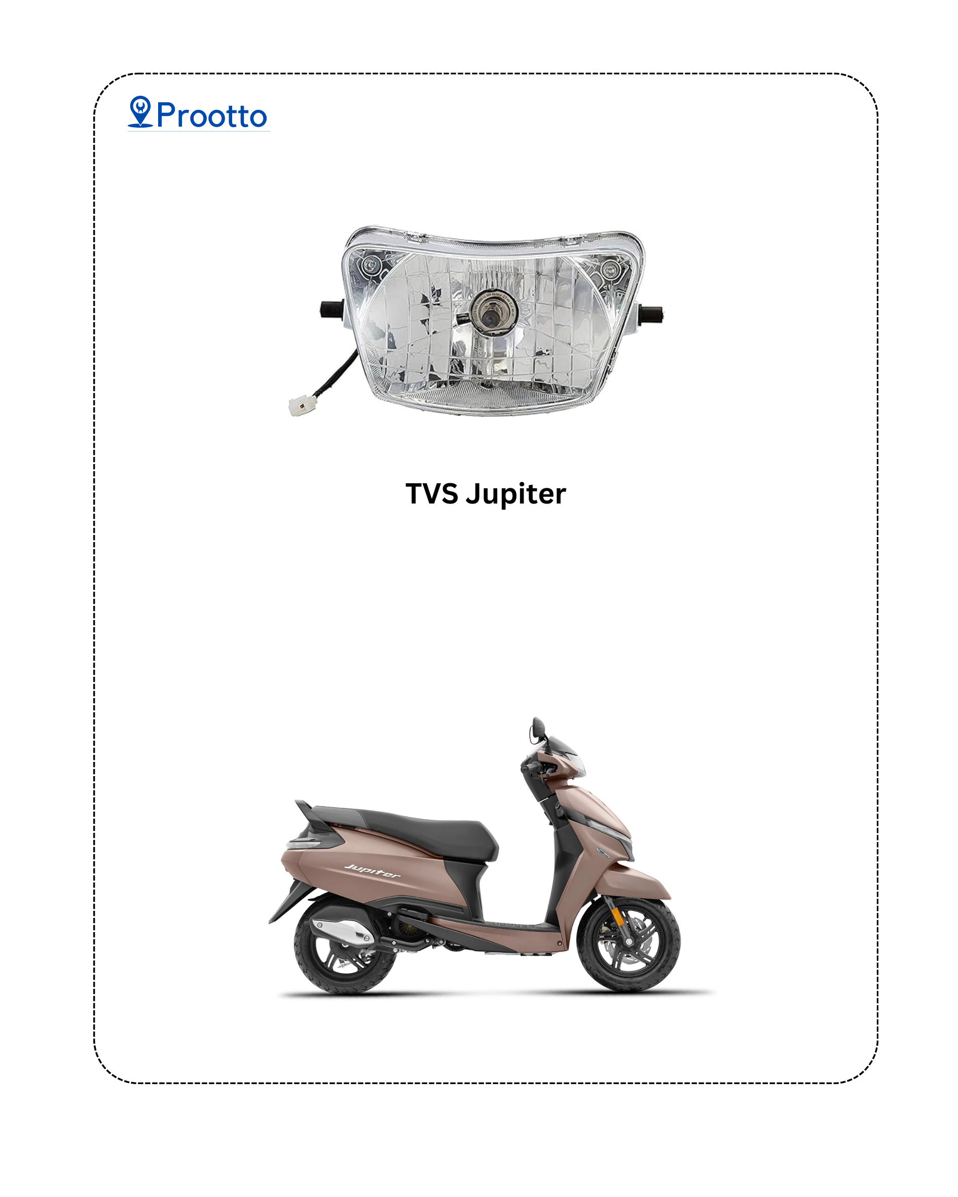  HEAD LAMP TVS JUPITER