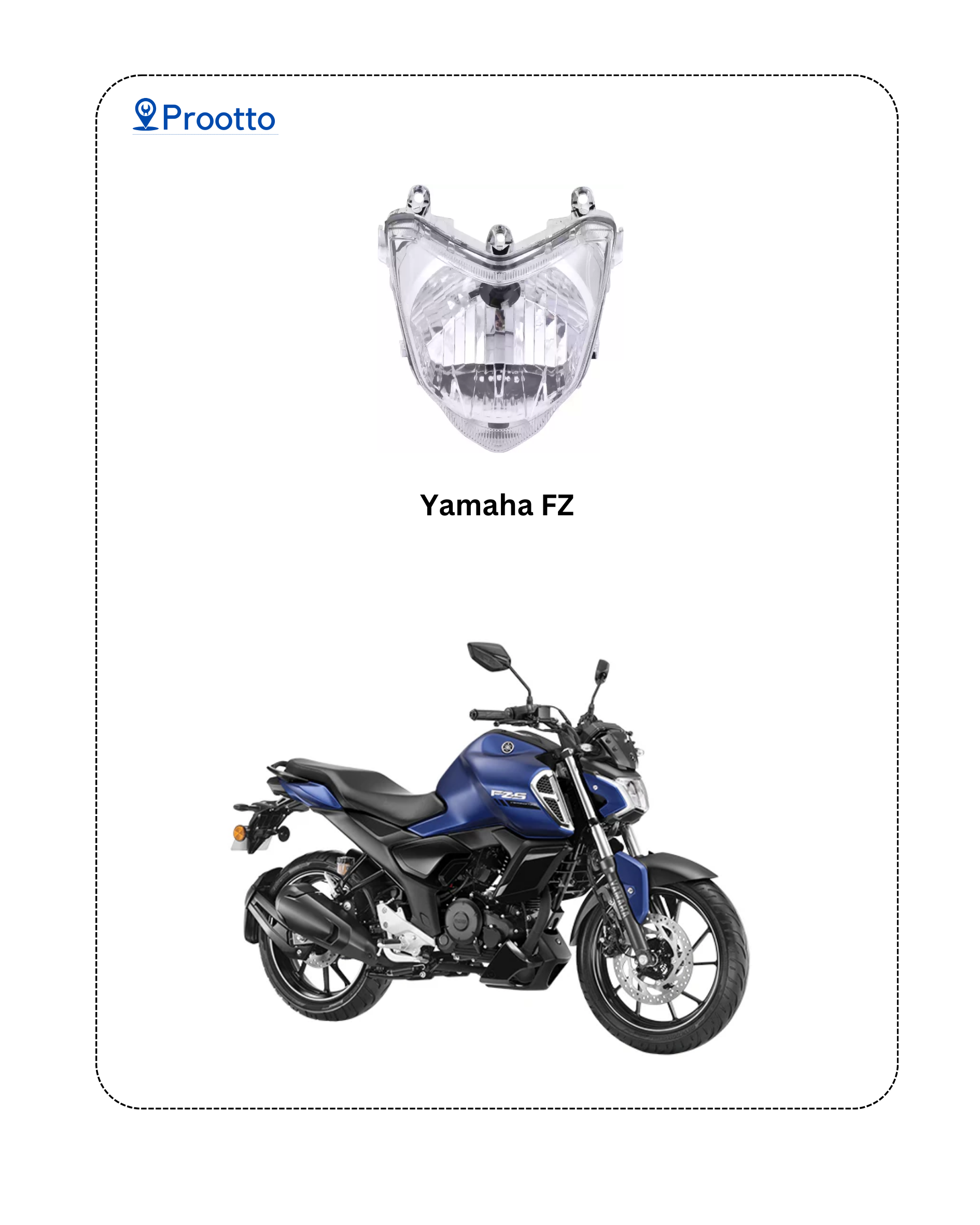 HEAD LAMP YAMAHA FZ