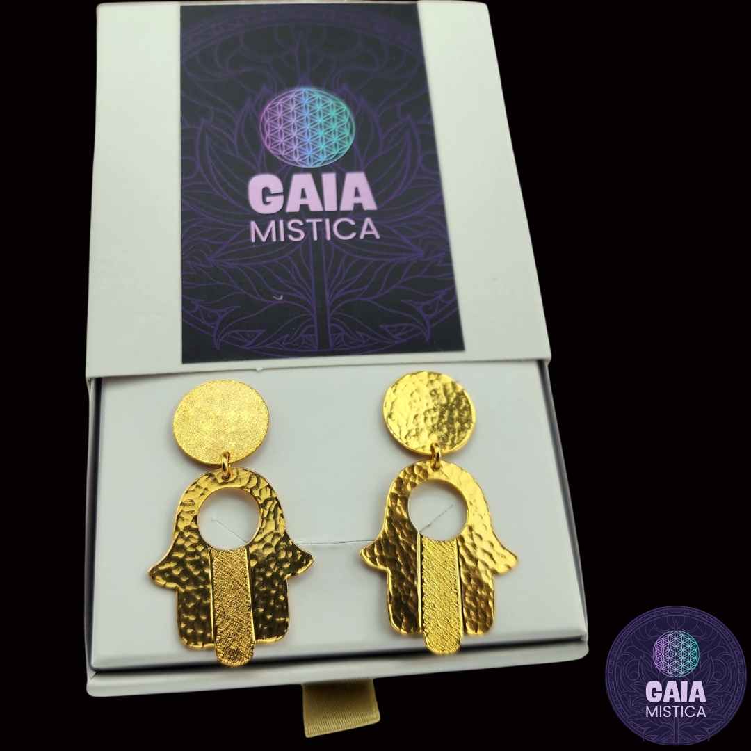 Aretes Mano de Hamsa