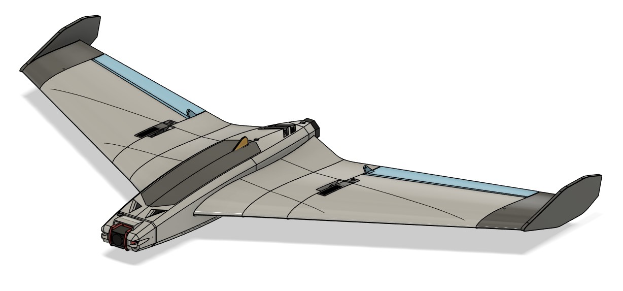 High-Performance Drone (only body) (size is the same but weight canbe different) (PLA Pro +)