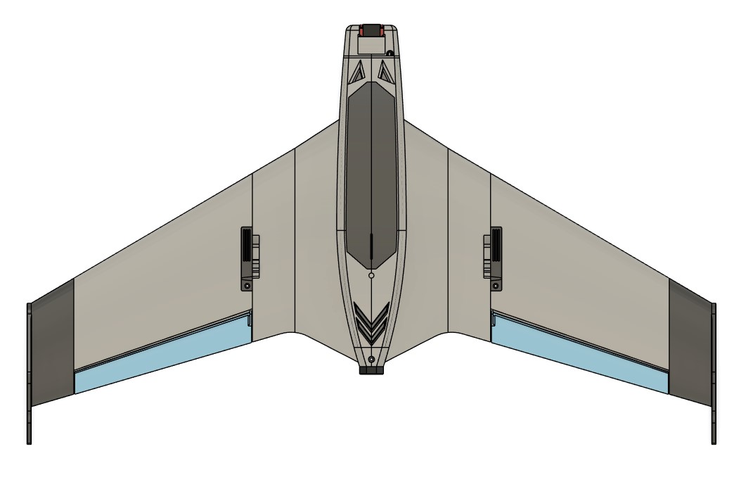 High-Performance Drone (only body) (size is the same but weight canbe different) (PLA Pro +)