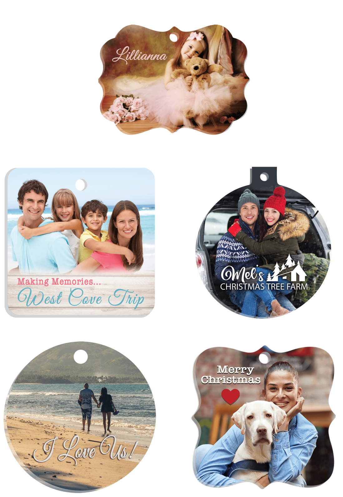 Acrylic Photo Ornaments
