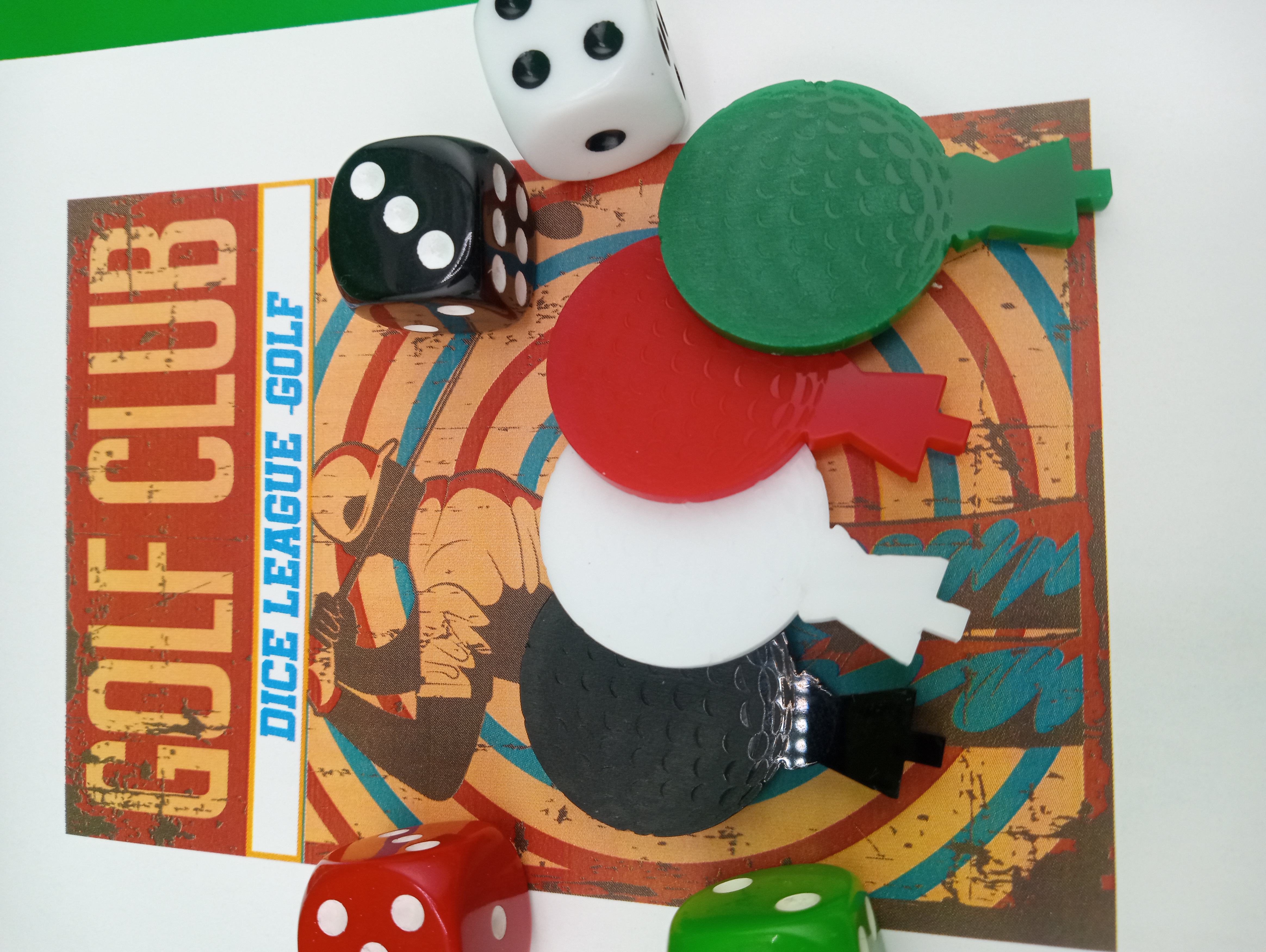 Tabletop Dice Golf Game 2 games in one