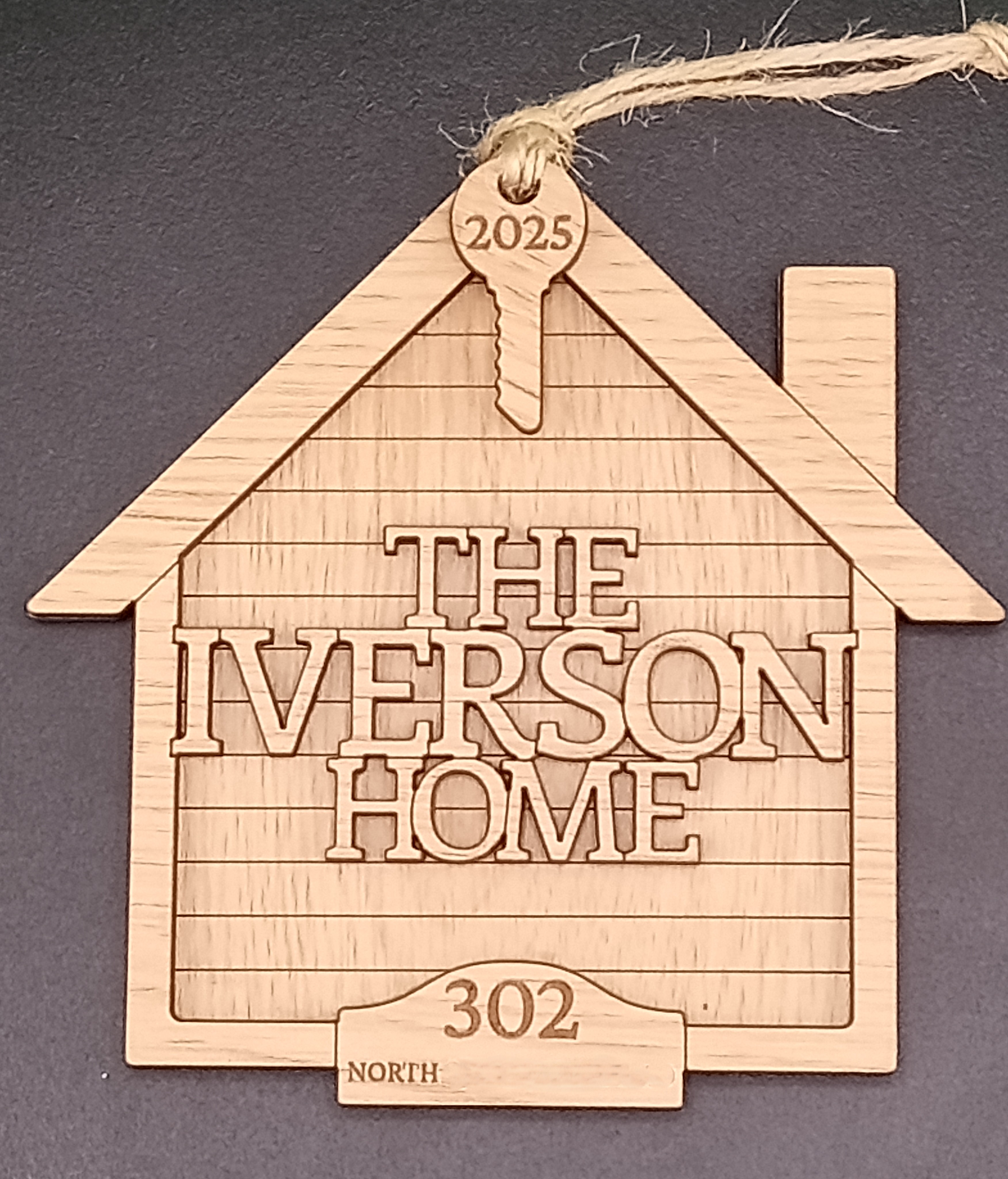 Custom Family Christmas Tree Ornament